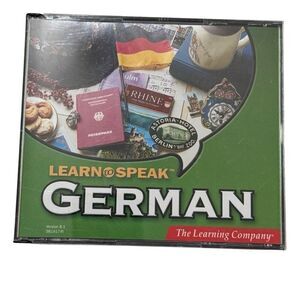 The Learning Company Learn to Speak German ( 4 CD ROM Set)